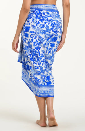 Botanical Brocade Pareo - La Blanca