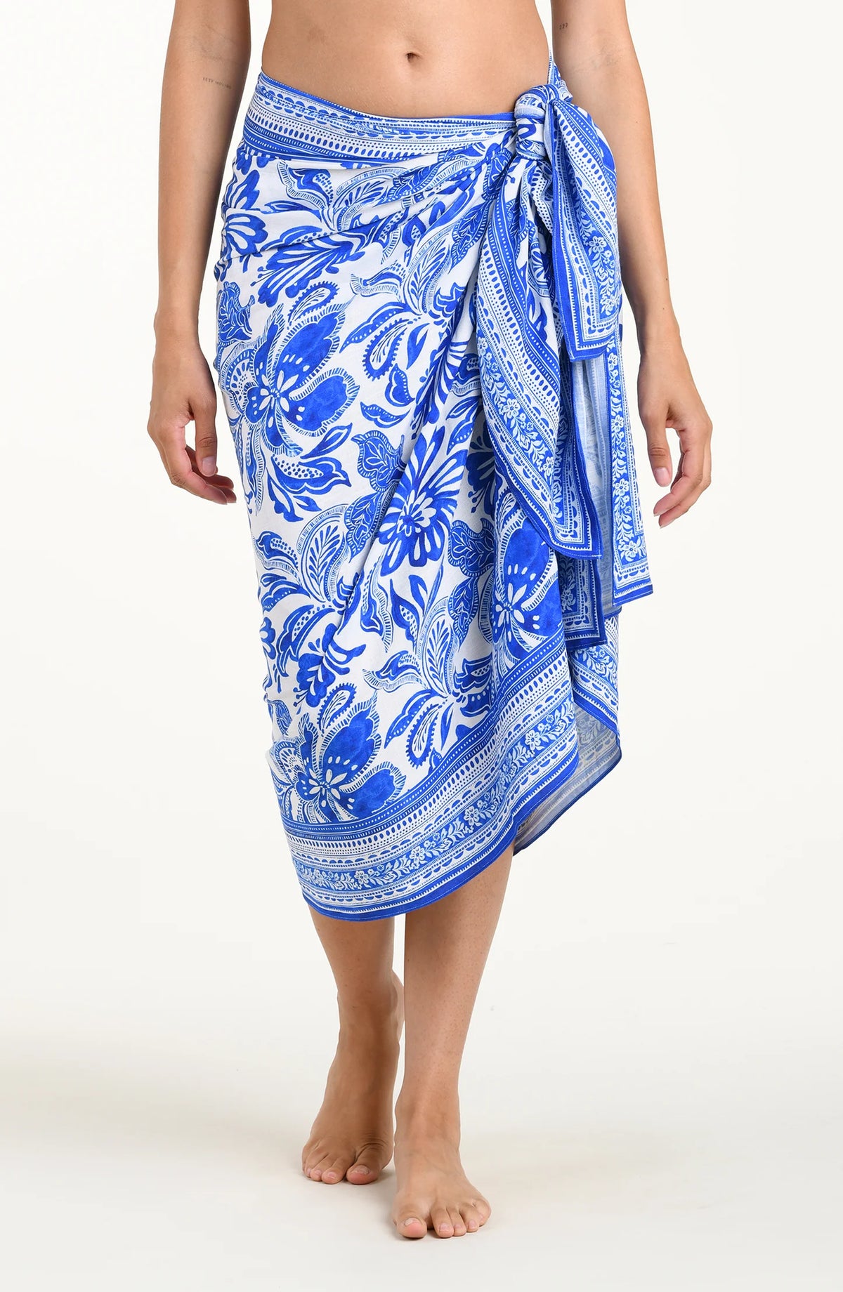 Botanical Brocade Pareo - La Blanca