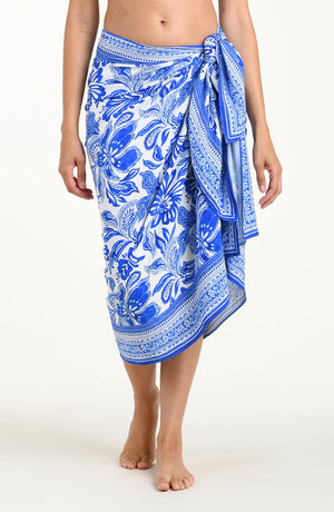 Botanical Brocade Pareo - La Blanca