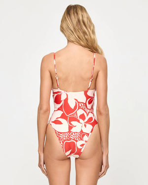 Piper One Piece Swimsuit in Hibiscus Bloom - LSpace