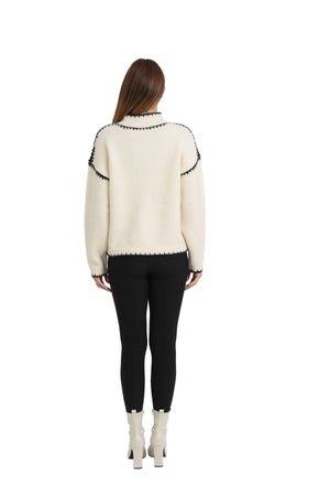 Liv Sweater in Ivory - Love Token