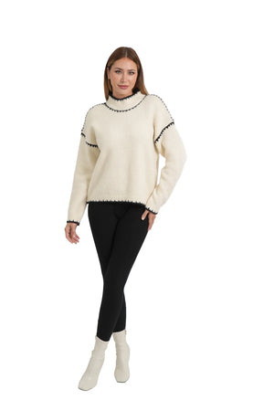 Liv Sweater in Ivory - Love Token