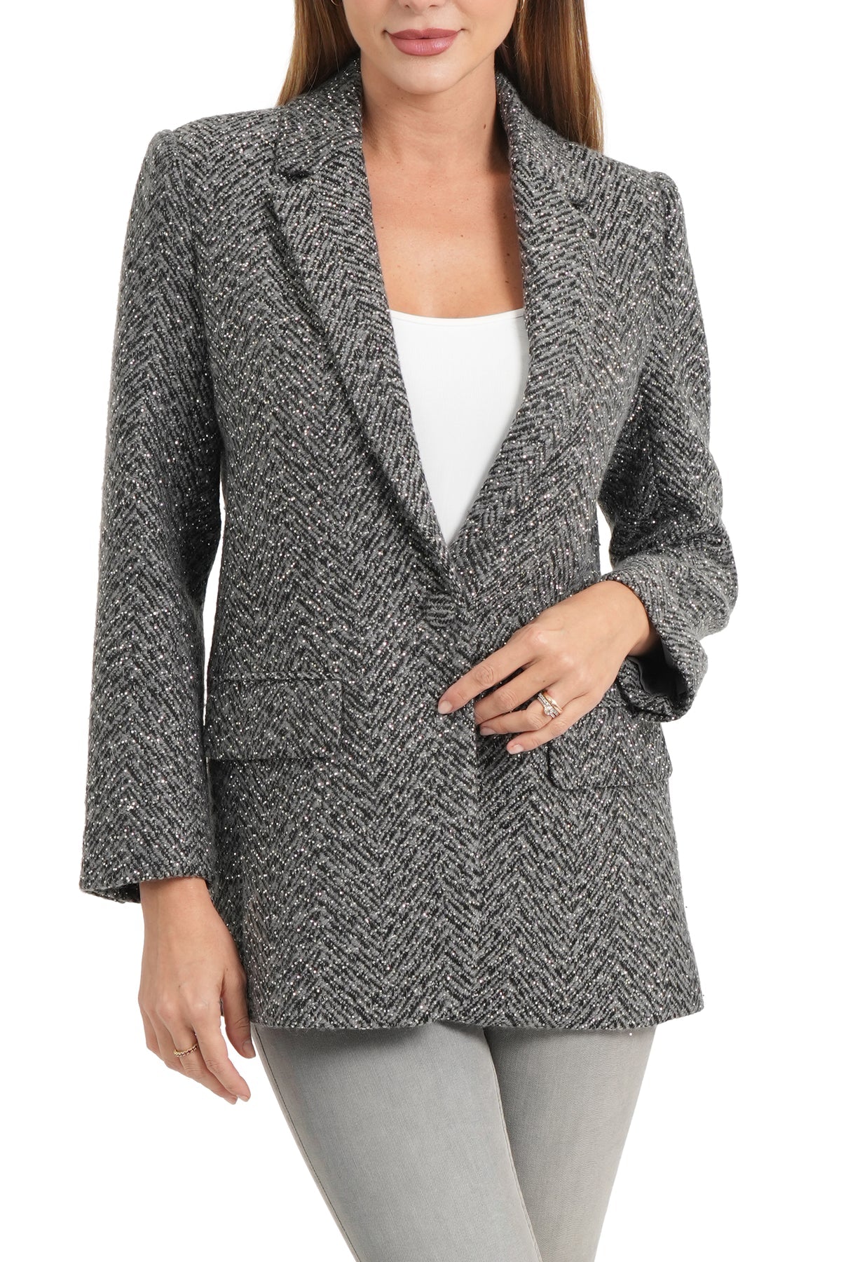 Marco Blazer in Charcoal - Love Token