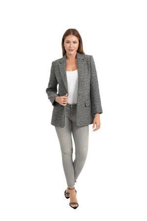 Marco Blazer in Charcoal - Love Token