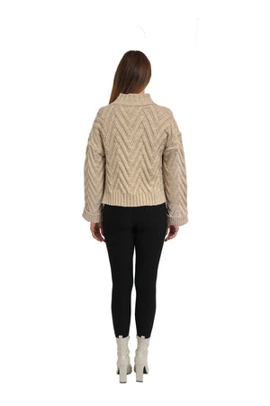 Amelia Sweater in Oatmeal - Love Token