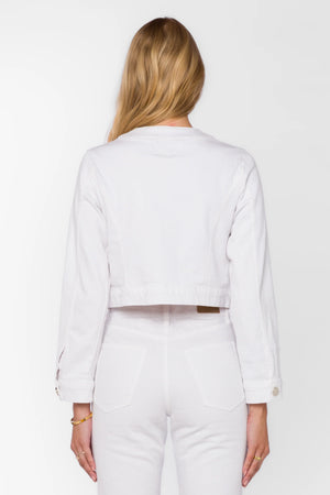 Martini Jacket in White - Velvet Heart