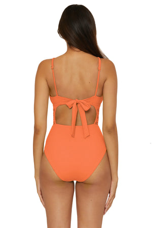 Modern Edge One Piece in Coral Rose - Becca