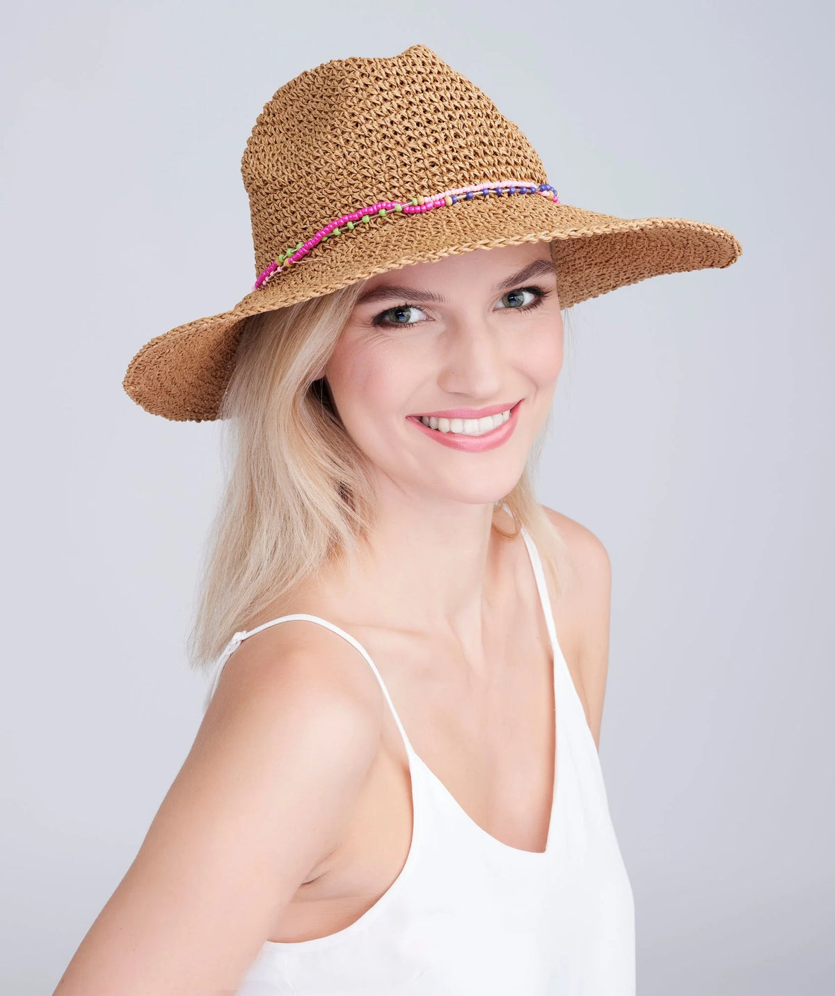 Majorelle Hat in Natural - Pia Rossini