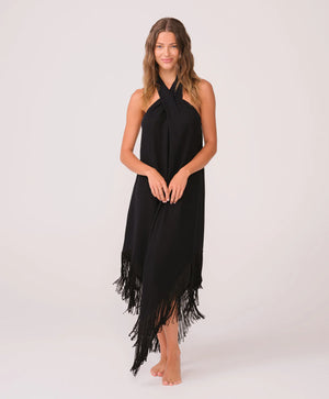 Kate Fringe Dress in Midnight - PQ Swim