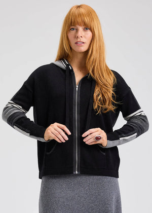 Multi Media Hoodie in Ebony - Zaket & Plover