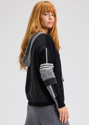 Multi Media Hoodie in Ebony - Zaket & Plover