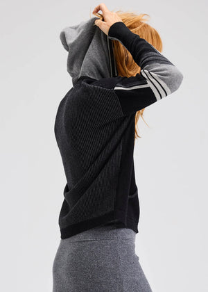 Multi Media Hoodie in Ebony - Zaket & Plover