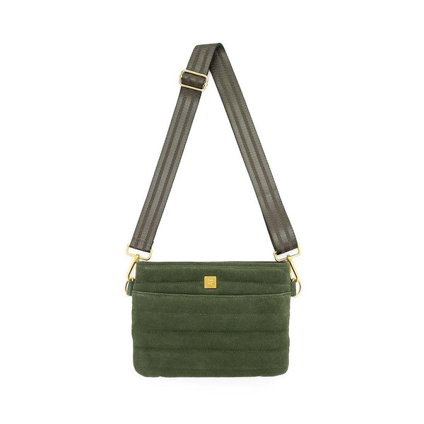 Bum bag 2.0 olive suede-Think Royln