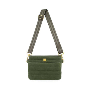 Bum bag 2.0 olive suede-Think Royln