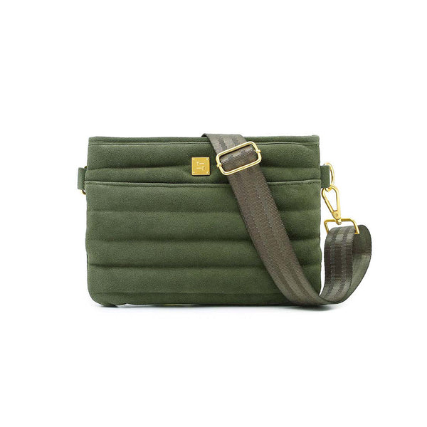 Bum bag 2.0 olive suede-Think Royln