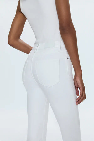Lennon Crop Jean in Vivid White - Pistola Denim