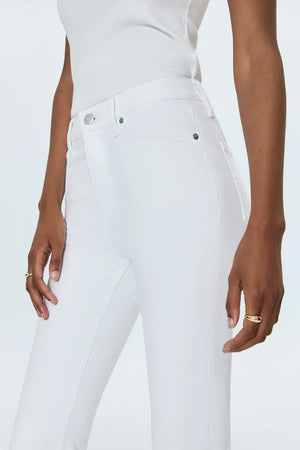Lennon Crop Jean in Vivid White - Pistola Denim