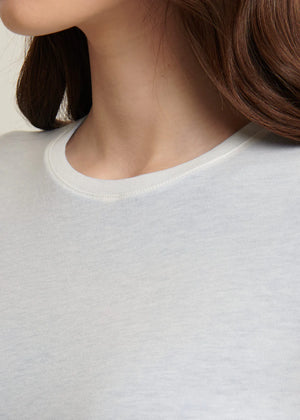 Lightweight Pima Cotton T-Shirt in Powder Blue - Patrick Assaraf