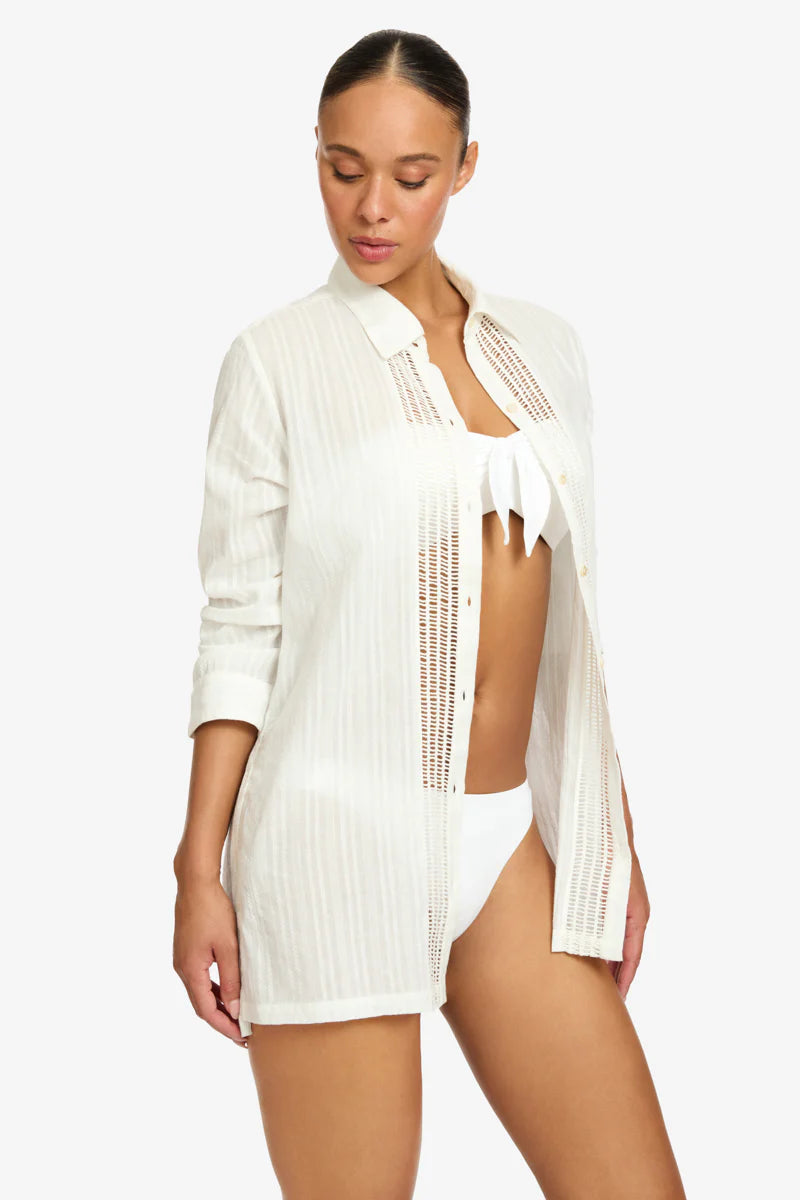Marina L/S shirt white-Robinn Piccone 262032