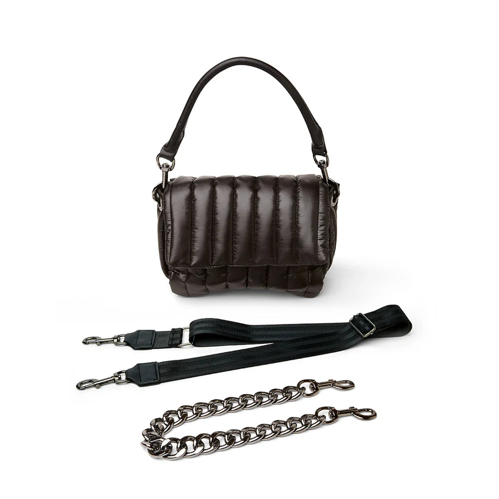 Bar Bag in Shiny Black - Think Royln