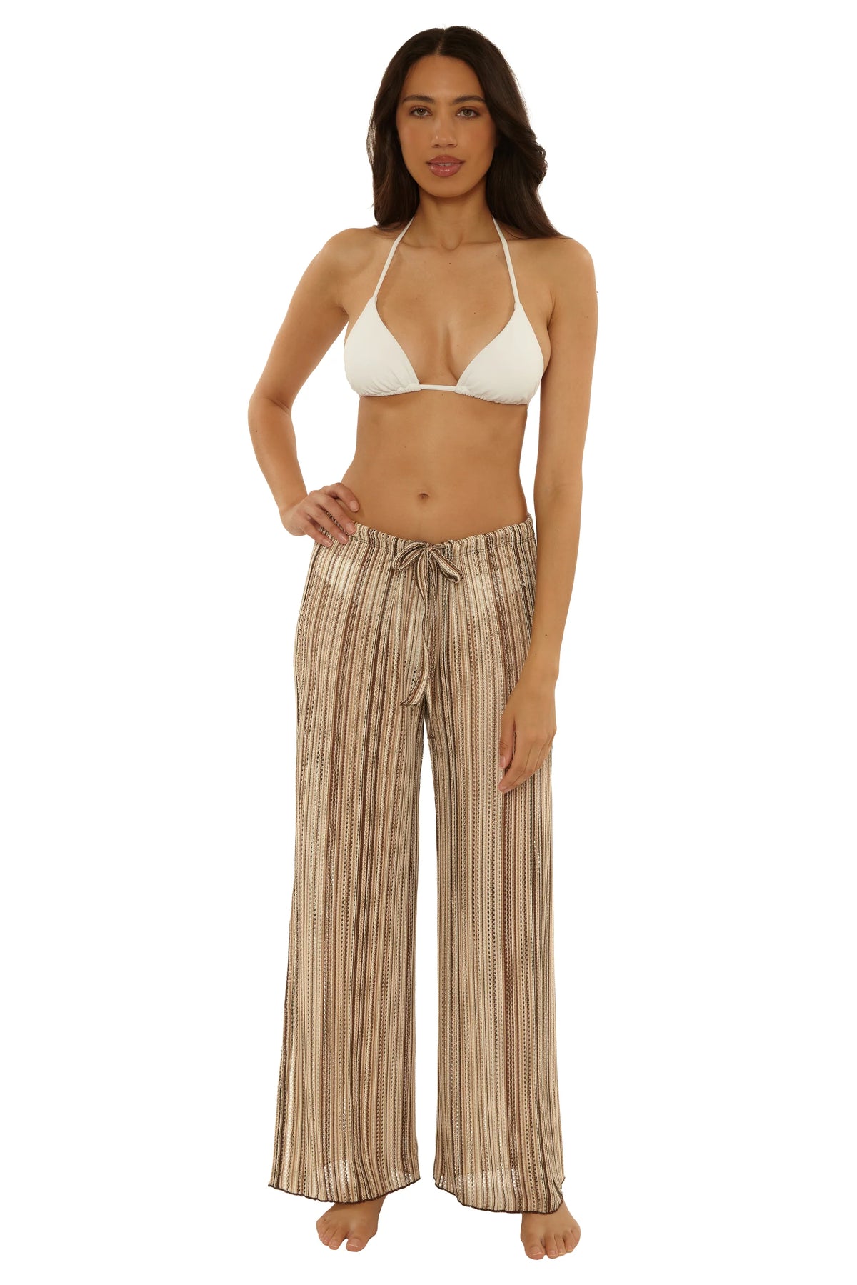 Seaside Pant in Mocha - Becca