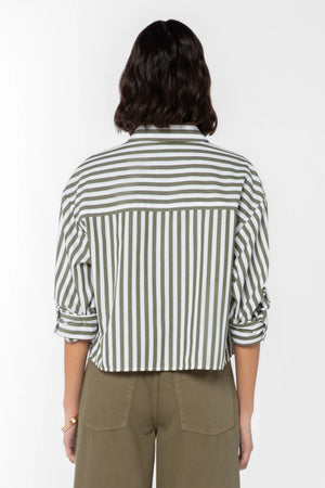 Stormi stripe blouse-Velvet Heart CHG-24787
