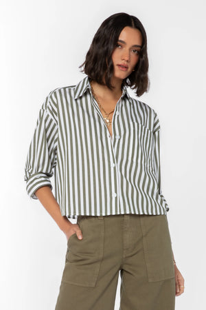 Stormi stripe blouse-Velvet Heart CHG-24787