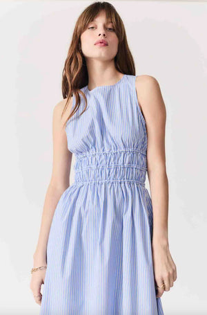 Capelas Dress in Blue - Deluc