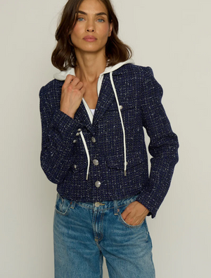 Crop Tweed Dickie Blazer -Central Park West