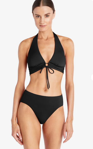 Aubrey halter top black-Robin Piccone 221703