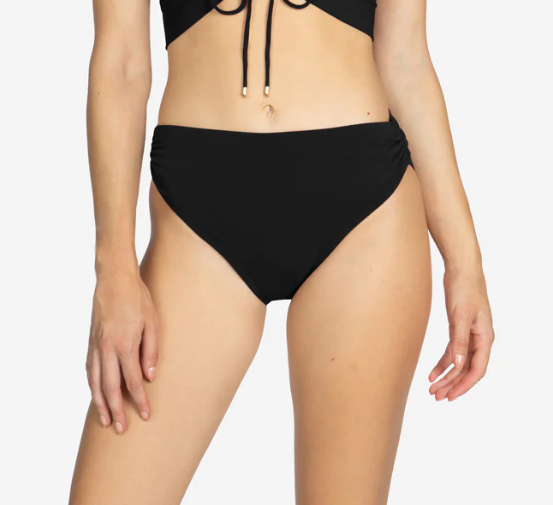 Aubrey high waist bttm black-Robin Piccone 241767