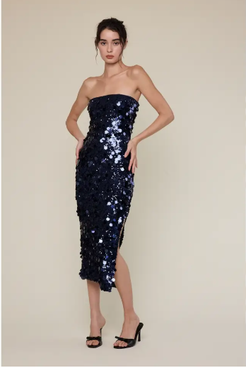 Sequin all over tube dress-Sky to Moon SM-D20794a