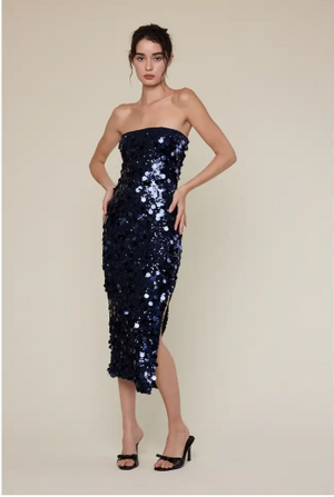 Sequin all over tube dress-Sky to Moon SM-D20794a