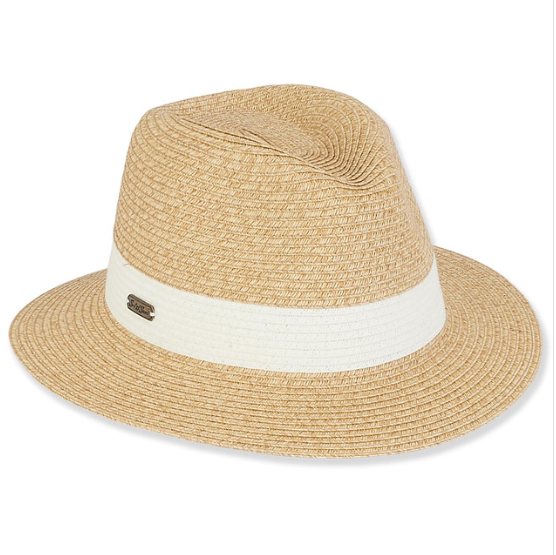 Fedora 2" Brim Hat Natural - Sun 'N' Sand HH1640