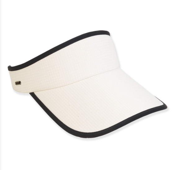 Visor with 4" brim-black Sun n Sand HH3312