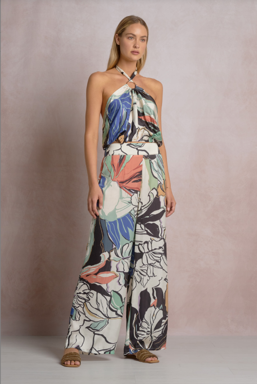 Botanical print pant-Elan sp2314