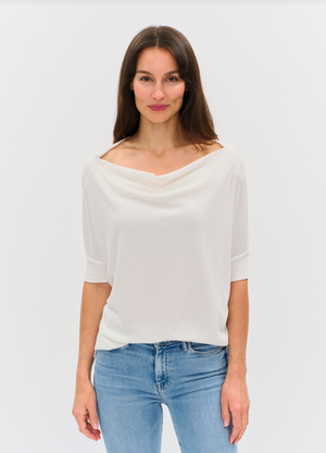Short sleeve anywhere top Ivory-Six Fifty Sf3037