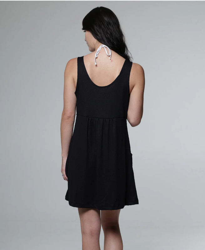 Bondi deep pocket dress blk-J. Valdi J29236