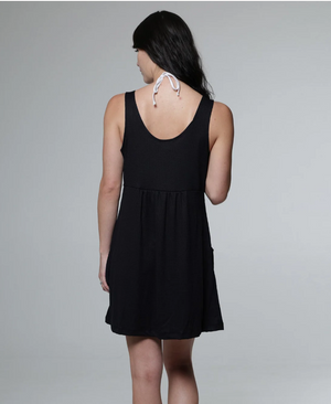 Bondi deep pocket dress blk-J. Valdi J29236