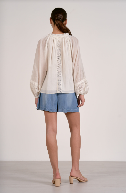 L/s vnk flowy top-Elan WL11662