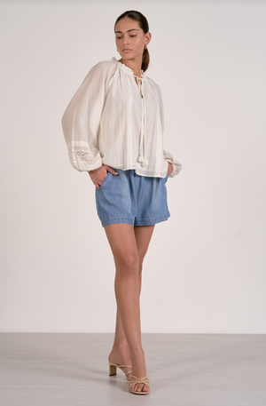 L/s vnk flowy top-Elan WL11662