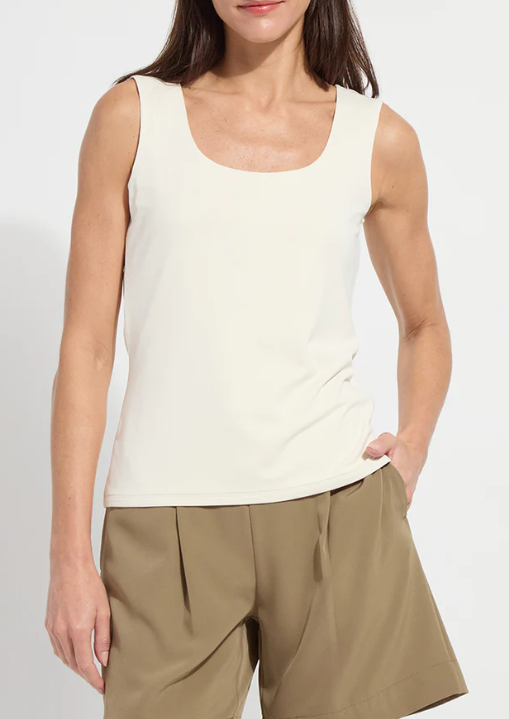 Evie scoop neck tank-Lysse 3560