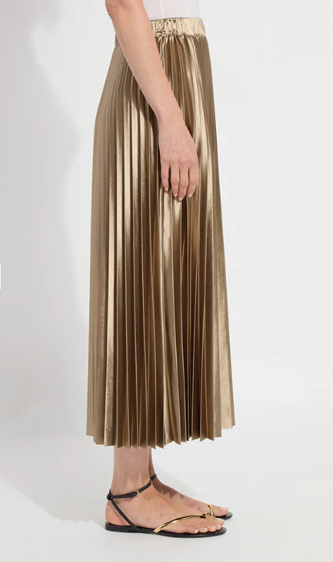 Nina pleated midi skirt-Lysse 3862