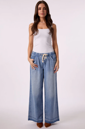 Liv drawstring wide leg-Blue Revival 18496BRS6