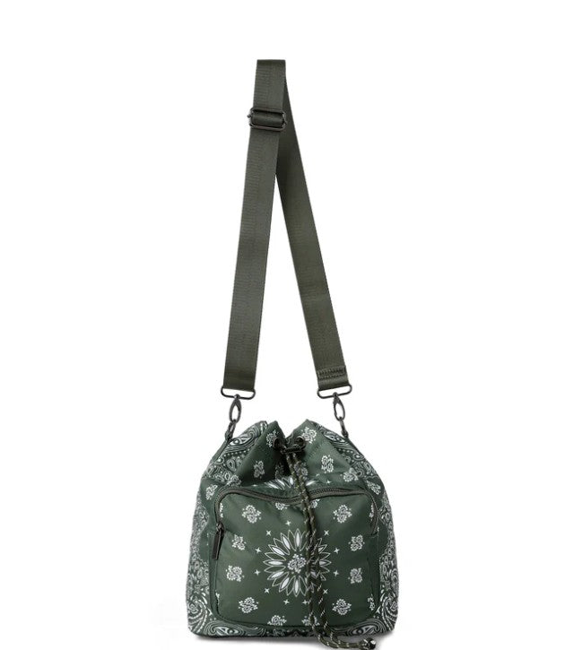 Harley Olive Bandana Bucket Bag