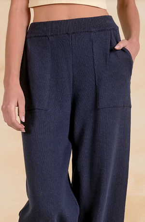 Patch pocket balloon sweatpant-Elan sw2418