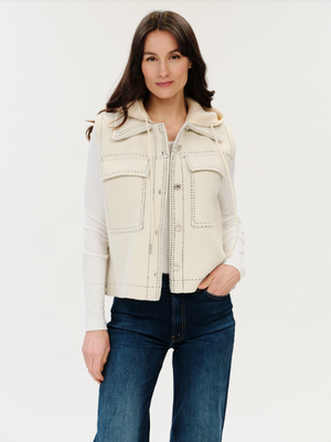 Tommie detachable hooded vest-Six Fifty SF1209