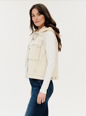 Tommie detachable hooded vest-Six Fifty SF1209