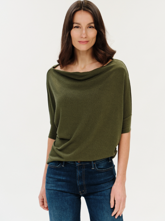 S/s Anywhere top cedar green-Six Fifty SF3037