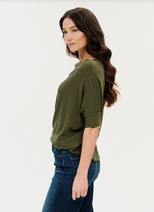 S/s Anywhere top cedar green-Six Fifty SF3037